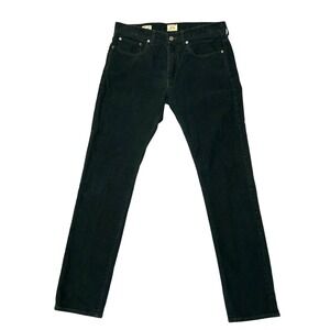 J. Crew 484 Slim Fit Corduroy Pants Men 31x32 Forest Green Preppy Cozy 77388